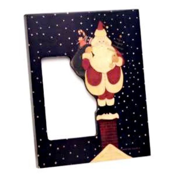 BNIB Warren Kimble Santa On Chimney Frame - Picture 14 of 16